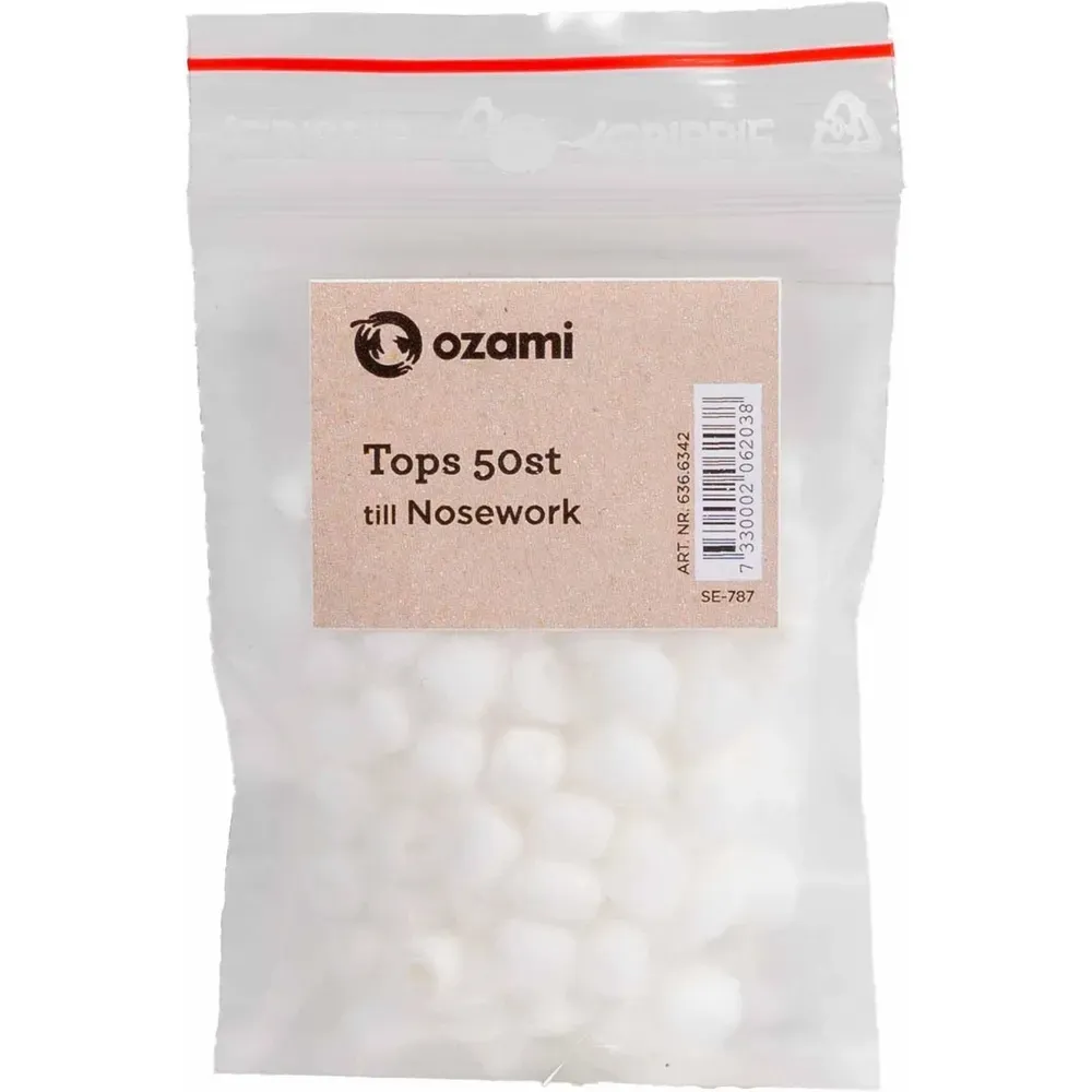 Ozami nosework-tops bomull ca. 50 - 90 stk