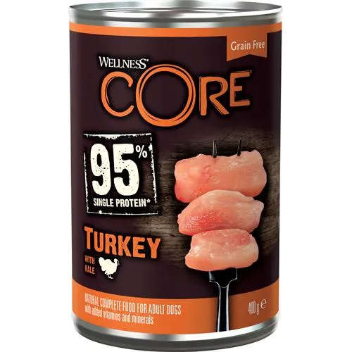 CORE 95 Kalkun med grønnkål 6 x 400g