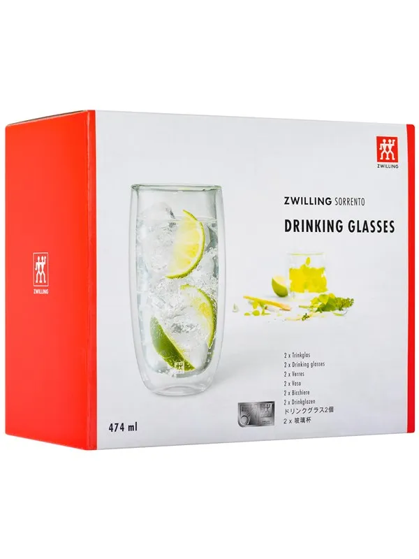 Zwilling - Sorrento drinking glass - 475 ml - 2 pcs