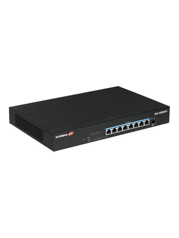 Edimax Pro TGS-3109PLX - switch - web - 8 ports - smart - rack-mountable