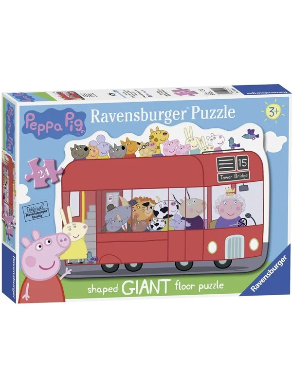 Ravensburger Peppa Pig Shaped Bus 24 Gulv