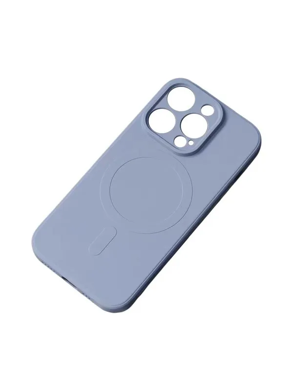 Hurtel MagSafe Compatible Silicone Case for iPhone 15 Pro Silicone Case - Gray
