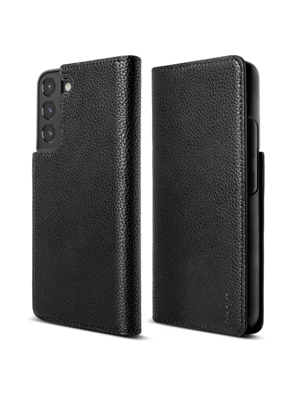Ringke Folio Signature Leather Flip Case for Samsung Galaxy S22+ (S22 Plus) Black (FSS118R262)