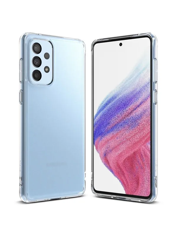 Ringke Fusion Matte Case Cover with Gel Frame Samsung Galaxy A73 Translucent