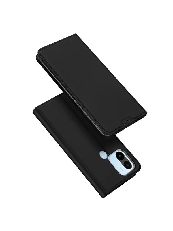 Dux Ducis  Skin Pro Case for Xiaomi Redmi A1+ Flip Cover Card Wallet Stand Black