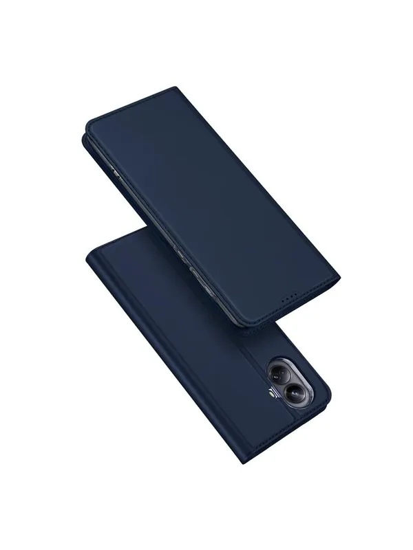 Dux Ducis Skin Pro Case for Realme 10 Pro+ Flip Cover Card Wallet Stand Blue