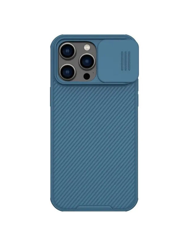 Nillkin CamShield Pro Case Case iPhone 14 Pro Max Armored Cover Camera Cover Blue