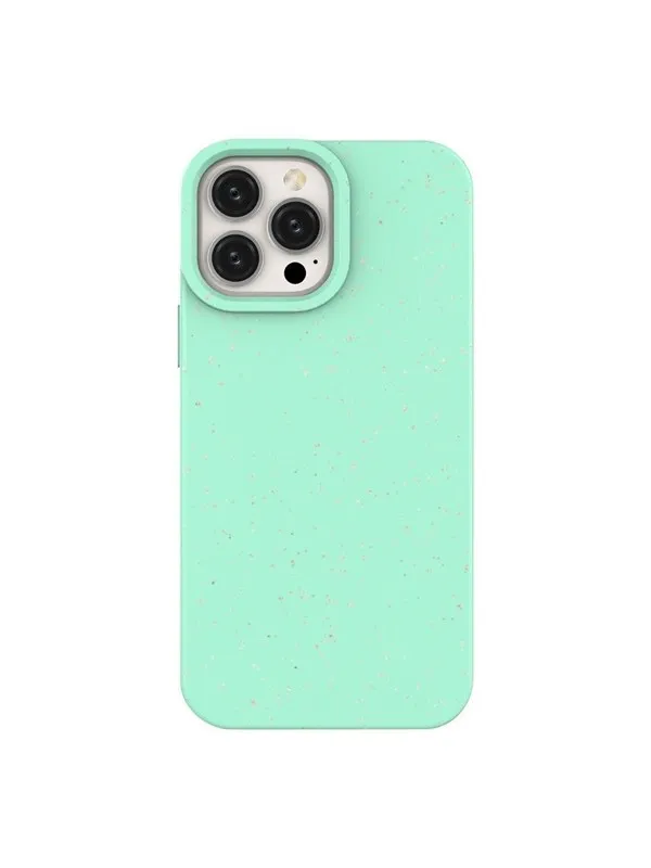 Hurtel Eco Case for iPhone 14 Plus Silicone Degradable Cover Mint Green
