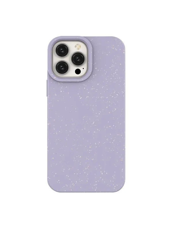 Hurtel Eco Case for iPhone 14 Plus Silicone Degradable Cover Purple
