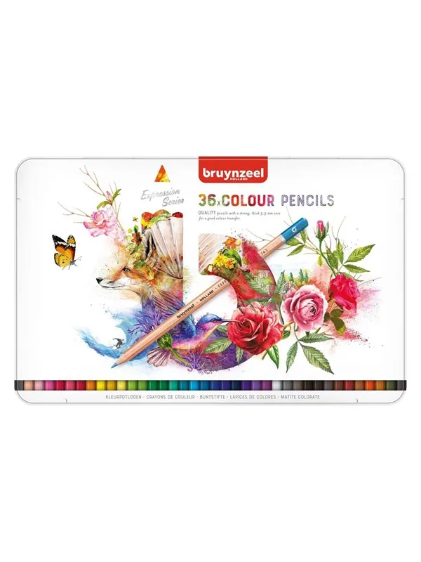 Bruynzeel Expression Colored Pencils Tin 36