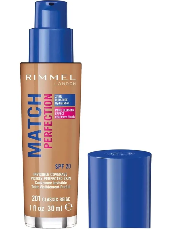 Rimmel Match Perfection Foundation 201 Classic beige 30ml