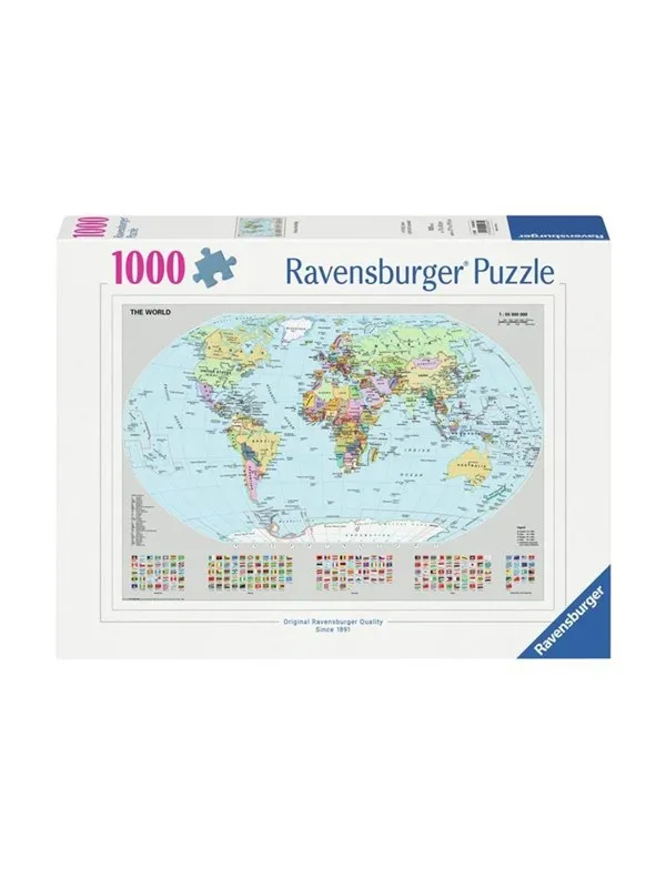 Ravensburger Jigsaw puzzle Political World Map 1000 pcs.