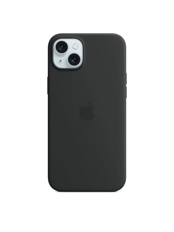 Apple iPhone 15 Plus Silicone Case with MagSafe - Black