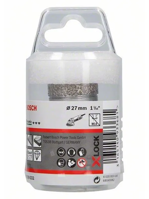Bosch X-LOCK-diamantskjærer, Best for Ceramic Dry Speed, 27 x 35 27 x 35 mm