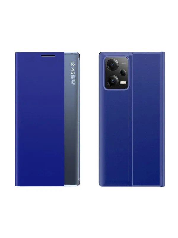 Hurtel New Sleep Case for Xiaomi Redmi Note 12 Pro+ Cover with Flip Stand Blue