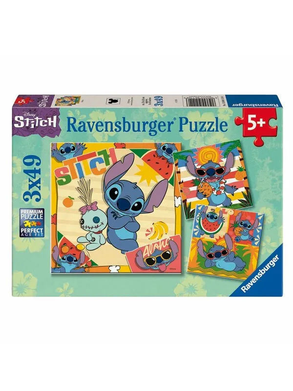 Ravensburger Jigsaw Puzzle Disney Stitch 3x49 pcs.
