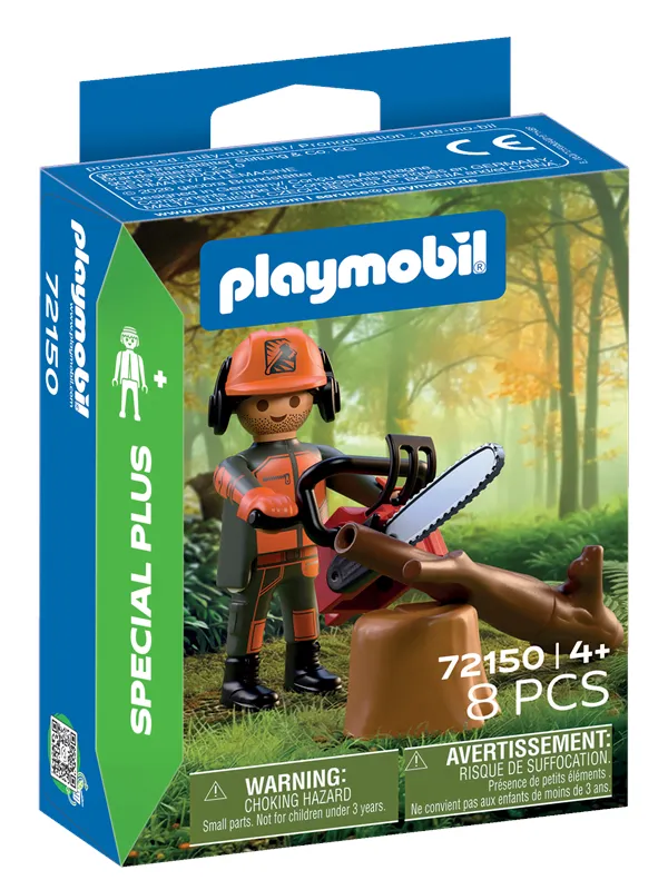 Playmobil - Forest Worker with Chainsaw