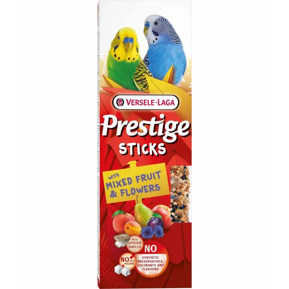 Frøstang 2 pk med Frukt og Blomster til Undulat 60gr