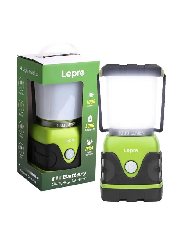 Lepro 3300002 1000-lumen battery-powered camping l