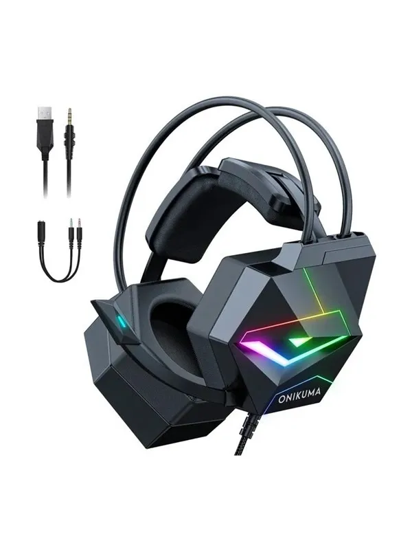 ONIKUMA X20 Gaming Headphones (Black)