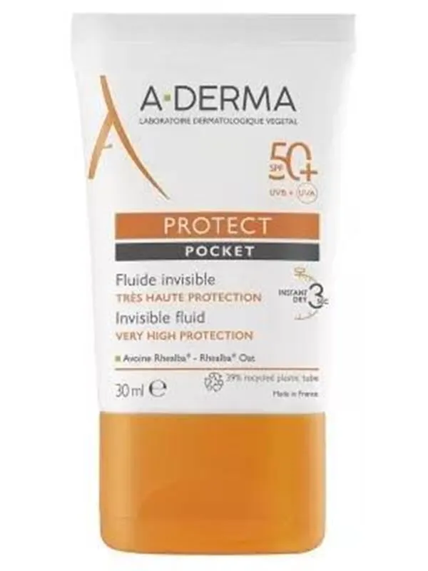 A-Derma Protect Pocket Fluid Invisible Very High Protection 30ml