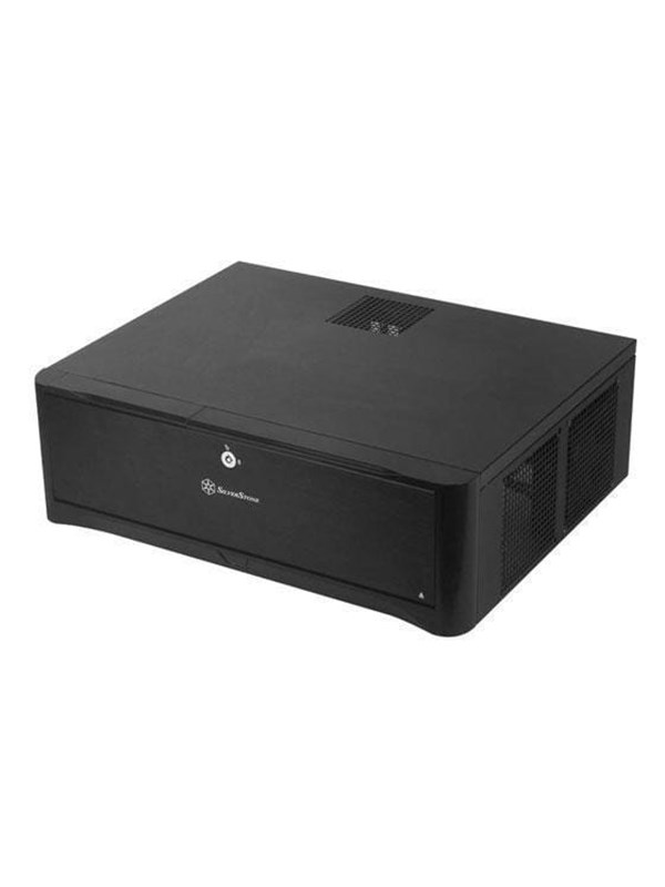 SilverStone Grandia GD06 Black - Kabinett - Desktop - Svart