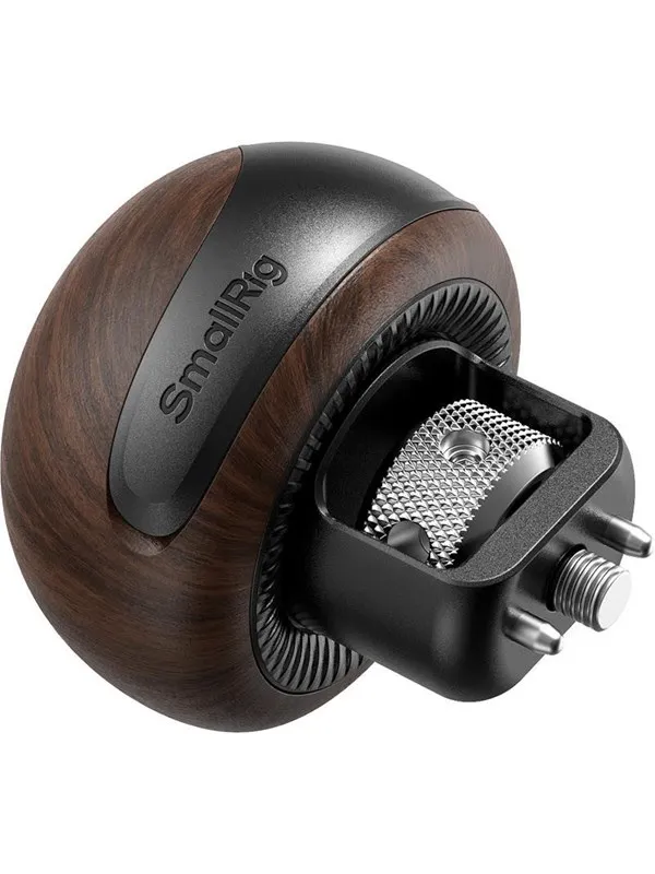 SmallRig 5926 Mini Wooden Side Handle with 1/4''-20 Locating Screw
