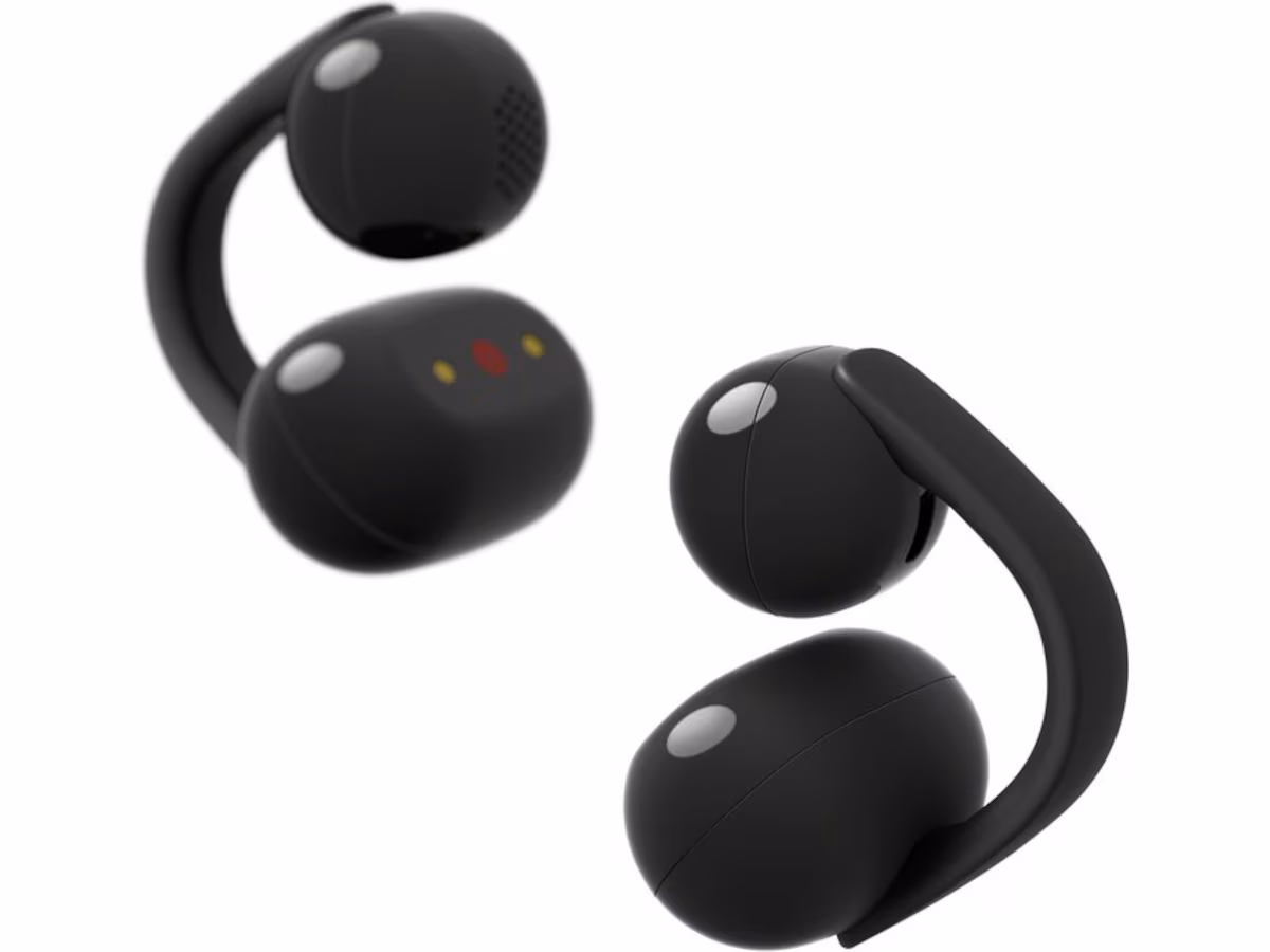 Sony LinkBuds Clip åpne øretelefoner (sort)