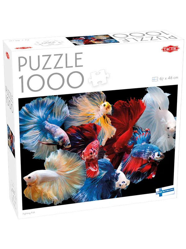 Tactic 1000 pcs puzzle: Fighting Fish