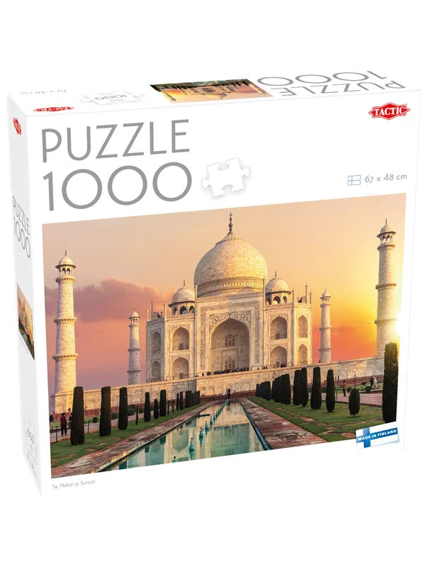 Tactic 1000 pcs puzzle: Taj Mahal at Sunset