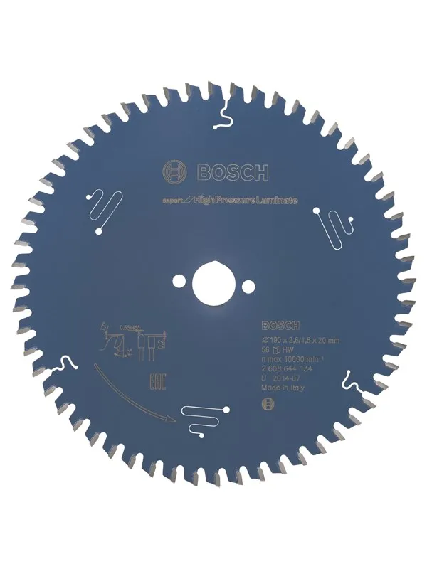 Bosch Sirkelsagblad Expert for High Pressure Laminate 190 x 20 x 2,6 mm, 56