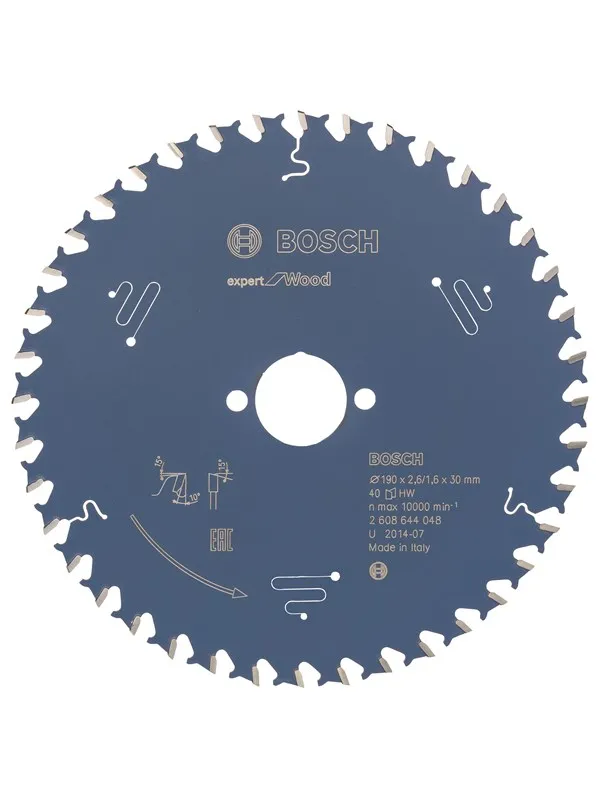Bosch Sirkelsagblad Expert for Wood 190 x 30 x 2,6 mm, 40