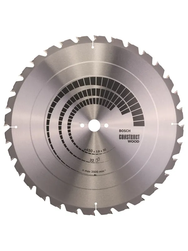 Bosch Sirkelsagblad Construct Wood 450 x 30 x 3,8 mm; 32