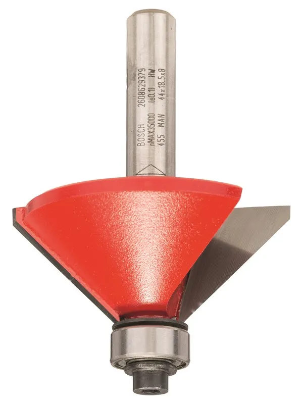 Bosch Expert for Wood fasefresejern, 8 mm, D 44 mm, L 18,5 mm, G 61 mm 8 mm, D 44 mm, L 18,5 mm, G 61 mm