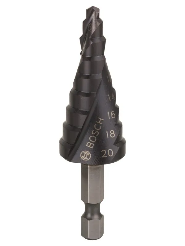 Bosch Trinnbor HSS-AlTiN 4 - 20 mm, 70,5 mm