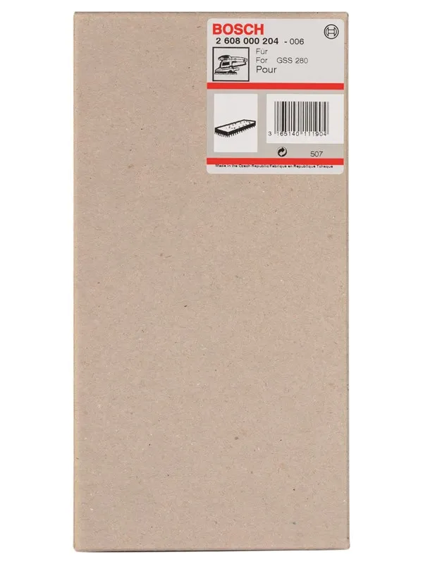 Bosch Slipesåle 185 x 93 mm