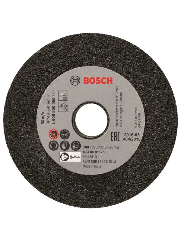 Bosch Slipeskive til rettsliper 100 mm, 20 mm, 24