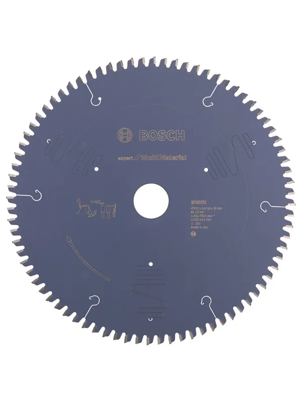Bosch Sirkelsagblad Expert for Multi Material 250 x 30 x 2,4 mm, 80