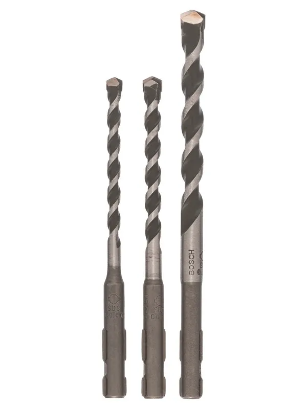 Bosch 3-delers universalborsett SDS quick 5,0x100; 6,0x100; 8,0x120