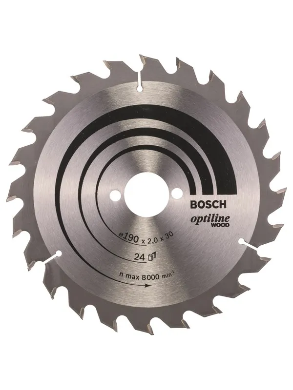Bosch Sirkelsagblad Optiline Wood 190 x 30 x 2,0 mm, 24