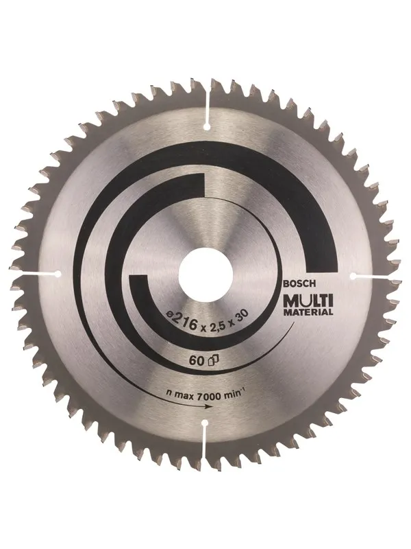 Bosch Sirkelsagblad Multi Material 216 x 30 x 2,5 mm; 60