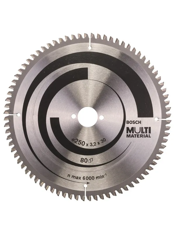 Bosch Sirkelsagblad Multi Material 250 x 30 x 3,2 mm; 80