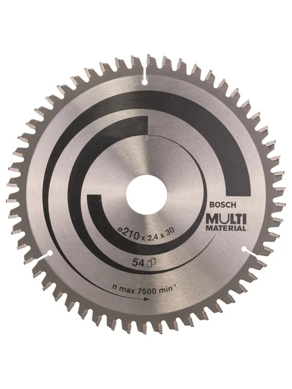 Bosch Sirkelsagblad Multi Material 210 x 30 x 2,4 mm; 54