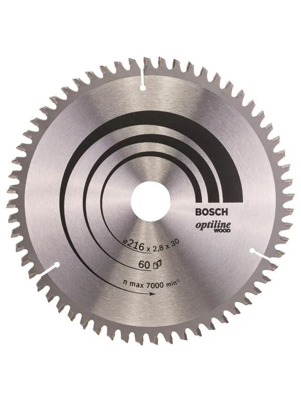 Bosch Sirkelsagblad Optiline Wood 216 x 30 x 2,8 mm, 60