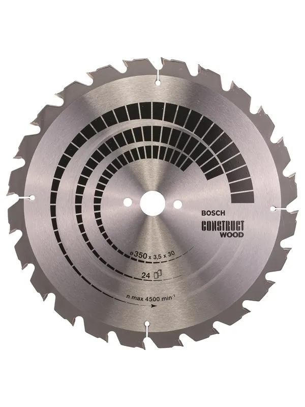 Bosch Sirkelsagblad Construct Wood 350 x 30 x 3,5 mm; 24