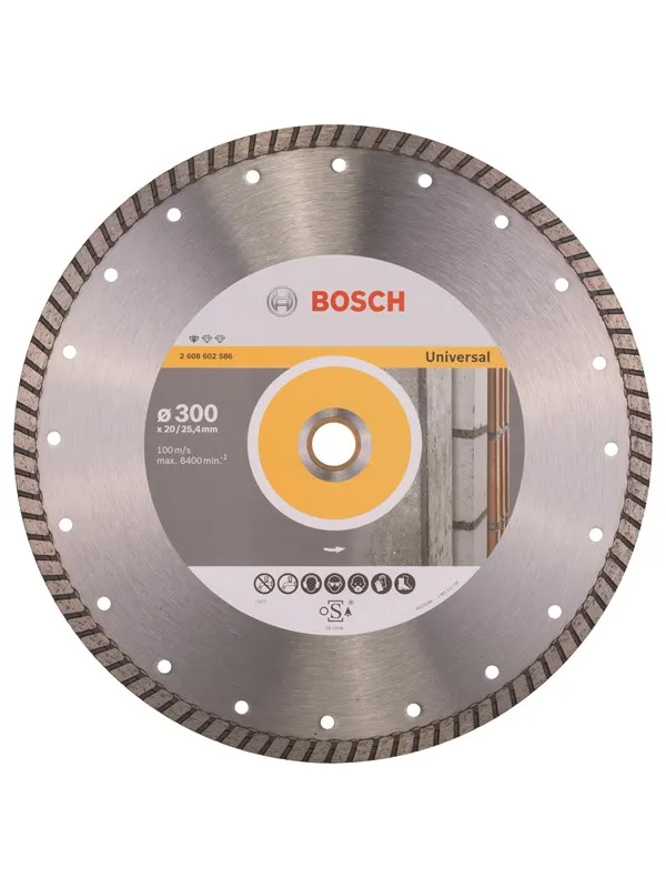 Bosch Diamankappeskive standard for Universal Turbo 300 x 20/25,40 x 3 x 10 mm