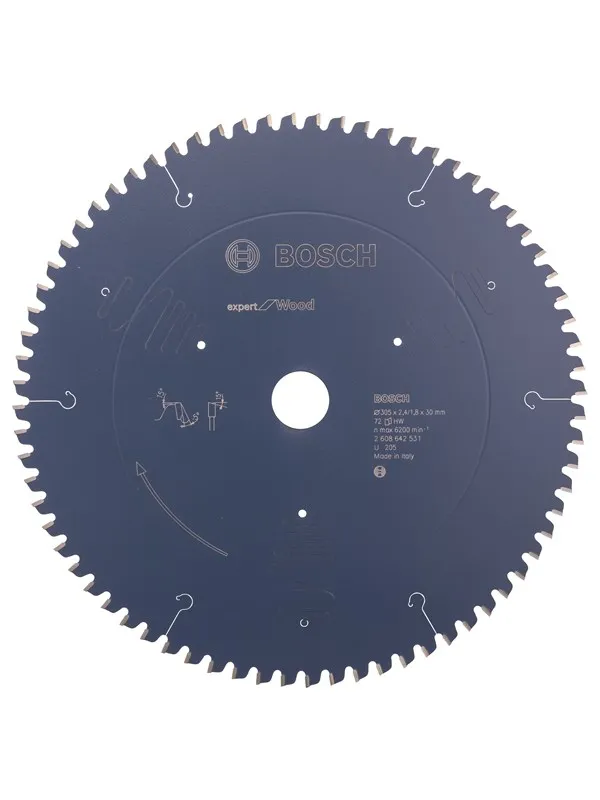 Bosch Sirkelsagblad Expert for Wood 305 x 30 x 2,4 mm, 72