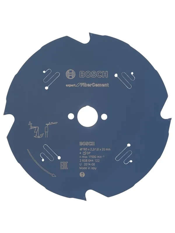 Bosch Sirkelsagblad Expert for Fibre Cement 165 x 20 x 2,2 mm, 4