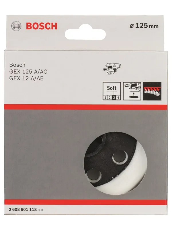 Bosch Slipetallerken myk, 125 mm