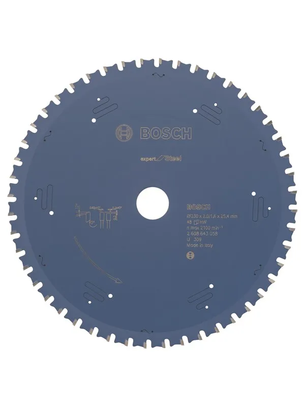 Bosch Sirkelsagblad Expert for Steel 230 x 25,4 x 2,0 mm, 48